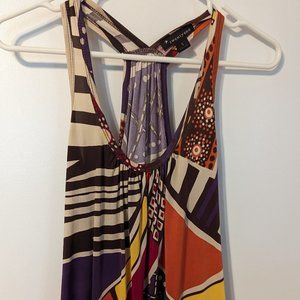 Forever 21 Multicolored Racerback Tank Size Small